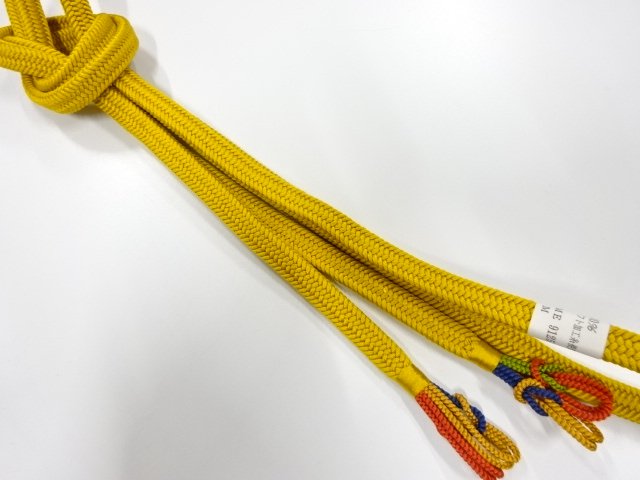 未使用品　正絹　手組帯締め